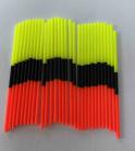 1.5mm 1mm bore. red-black-yellow split hollow tips (30)