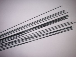 0.9mm x600mm black glass stems(20)
