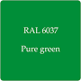 1 lt green paint (RAL6037)