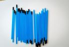2.5 hollow tips 1mm blue(30)