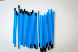 1.7 hollow tips 1mm blue(30)