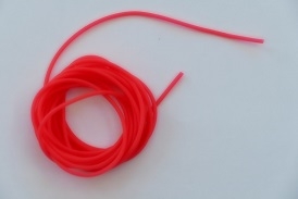 2.06 diameter hollow elastic (pink)