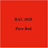 1lt red paint (RAL 3028)