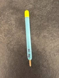 TN (tez naulls) Styrofoam Flighted Pellet Wagglers  5g yellow top  