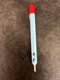 TN (tez naulls) Styrofoam Flighted Pellet Wagglers  6g red top  