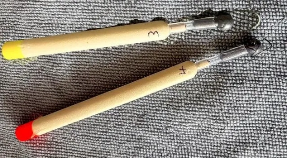 Perry Stone flighted Pellett Waglers,  c/w adaptors