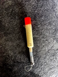 Perry Stone flighted Pellett Waglers,  2g red tip