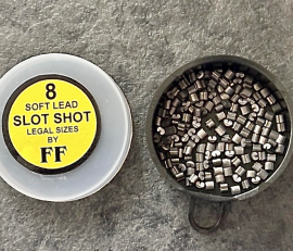 UK manufactured soft lead shots (cube) refill NO 8